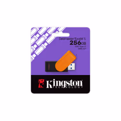 Kingston Technology DataTraveler 256GB Portable USB 3.2 Gen 1 Exodia S (Nero/Arancia)