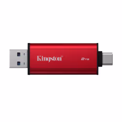 Kingston Technology 2TB Dual USB-A/C Portable SSD, Up to 1050MB/s USB 3.2 Gen 2 - Vista aggiuntiva 2