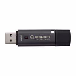 Kingston Technology IronKey 64GB Locker Plus 50 G2, FIPS 197, AES-256 - Vista aggiuntiva 2