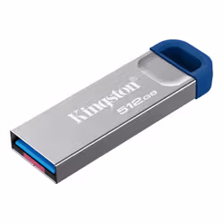 Kingston Technology DataTraveler 512GB ® Kyson 220 MB/s USB 3.2 Gen 1 in metallo - Vista aggiuntiva 3