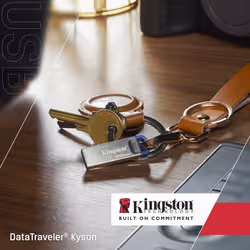 Kingston Technology DataTraveler 512GB ® Kyson 220 MB/s USB 3.2 Gen 1 in metallo - Vista aggiuntiva 7