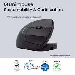 Contour Design Unimouse Right Hand, wireless - Vista aggiuntiva 8