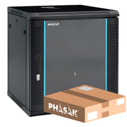 Phasak PHO 2112D rack 12U Da parete Nero