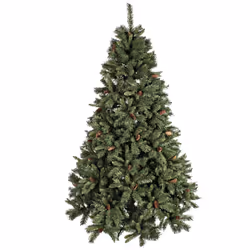 Albero di natale verde con pigne h.180 cm Bizzotto Cone Lux - Vista aggiuntiva 2