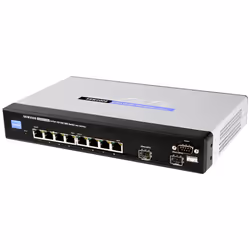 Cisco SRW2008, 8-port 10/100/1000 Managed Gigabit Switch, Gestito