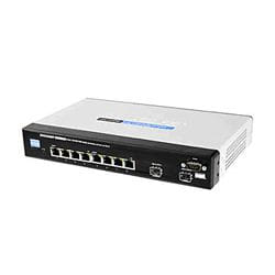 Cisco 8-port Managed Gigabit Switch Gestito Supporto Power over Ethernet (PoE) Nero
