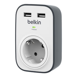 Belkin SurgeCube Nero, Bianco 1 presa(e) AC 0 m