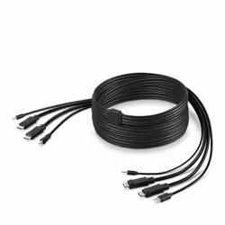 Belkin F1D9020B06T cavo per tastiera, video e mouse Nero 1,8 m - Vista aggiuntiva 2