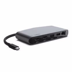 Belkin F4U098BT replicatore di porte e docking station per laptop USB 2.0 Type-C Nero, Argento