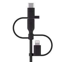 Belkin BOOST CHARGE cavo USB 1 m USB A USB C/Micro-USB B/Lightning Nero - Vista aggiuntiva 4