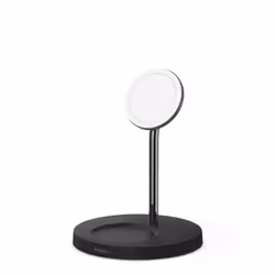 Belkin Supporto di Ricarica Wireless Magsafe 2 in 1 - Nero, Interno, AC, Carica wireless, Nero