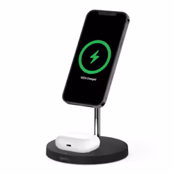 Belkin Supporto di Ricarica Wireless Magsafe 2 in 1 - Nero