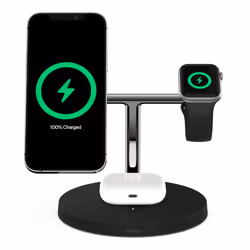 Belkin SUPPORTO DI RICARICA WIRELESS MAGSAFE 3 IN 1 - NER - Vista aggiuntiva 6