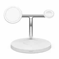 Belkin Supporto di Ricarica Wireless Magsafe 3 in 1 - Bianco - Vista aggiuntiva 5