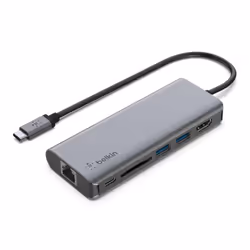 Belkin HUB MULTIMEDIALE 6 IN 1 USB-C - Vista aggiuntiva 4