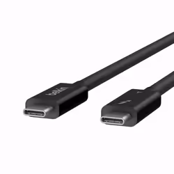 Belkin INZ003BT1MBK, Maschio, Maschio, 1 m, Nero, 40 Gbit/s, 100 W