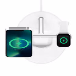 Belkin WIZ017vfWH Cuffie, Smartphone, Orologio intelligente Bianco AC Carica wireless Ricarica rapida Interno - Vista aggiuntiva 7