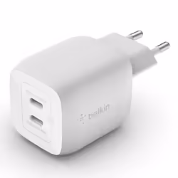 Belkin CARICABATTERIA DA PARETE DOPPIO GAN USB-C PPS 45W - Vista aggiuntiva 5