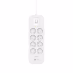 Belkin SRB003CA2M protezione da sovraccarico Bianco 8 presa(e) AC 2 m - Vista aggiuntiva 2
