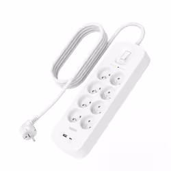 Belkin SRB003CA2M protezione da sovraccarico Bianco 8 presa(e) AC 2 m - Vista aggiuntiva 3