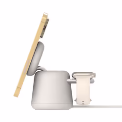 Belkin SUPPORTO RICARICA MAGSAFE 2IN1 15W - SABBIA - Vista aggiuntiva 4