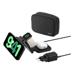 Belkin BoostCharge Pro Cuffie, Smartphone, Orologio intelligente Nero AC, USB Carica wireless Ricarica rapida Interno