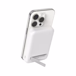 Belkin BoostCharge Pro, 8000 mAh, Carica wireless, Bianco