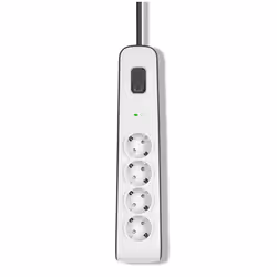 Belkin BSV400vf2M-V2 Grigio, Bianco 4 presa(e) AC 250 V 2 m - Vista aggiuntiva 3