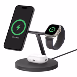 Belkin BoostCharge Pro Cuffie, Smartphone, Orologio intelligente Nero USB Carica wireless Ricarica rapida Interno - Vista aggiuntiva 4