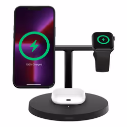 Belkin BoostCharge Pro Cuffie, Smartphone, Orologio intelligente Nero USB Carica wireless Ricarica rapida Interno - Vista aggiuntiva 6