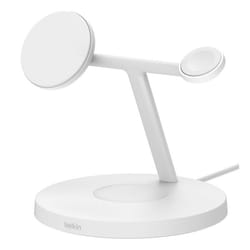 Belkin BoostCharge Pro Cuffie, Smartphone, Orologio intelligente Bianco USB Carica wireless Ricarica rapida Interno