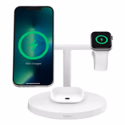 Belkin BoostCharge Pro Cuffie, Smartphone, Orologio intelligente Bianco USB Carica wireless Ricarica rapida Interno - Vista aggiuntiva 4