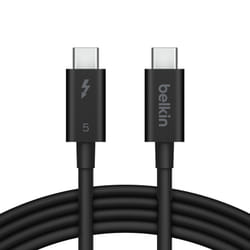 Belkin INZ005HQ1MBK Cavo Thunderbolt 1 m 120 Gbit/s Nero