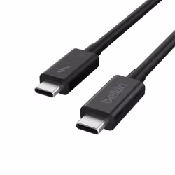 Belkin INZ005HQ1MBK Cavo Thunderbolt 1 m 120 Gbit/s Nero - Vista aggiuntiva 2