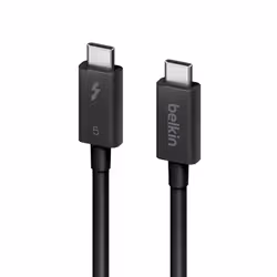 Belkin INZ005HQ1MBK Cavo Thunderbolt 1 m 120 Gbit/s Nero - Vista aggiuntiva 3