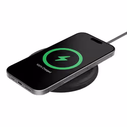 Belkin WIA012HQBK Caricabatterie per dispositivi mobili Smartphone Nero AC Carica wireless Ricarica rapida Interno - Vista aggiuntiva 3