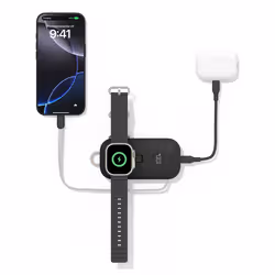 Belkin BPD012HQBK batteria portatile 10000 mAh Carica wireless Nero - Vista aggiuntiva 4