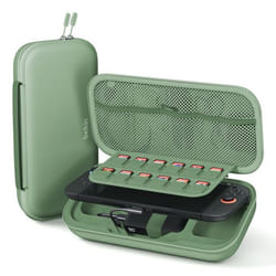 Belkin ENA001hqSE-V2 Valigia da viaggio Nintendo Rete, Poliestere, Velluto Verde