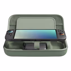 Belkin ENA001hqSE-V2 Valigia da viaggio Nintendo Rete, Poliestere, Velluto Verde - Vista aggiuntiva 2