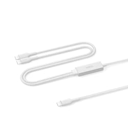 Belkin CAC004hq1.5MWH cavo USB USB 2.0 1,5 m USB C 2 x USB C Bianco