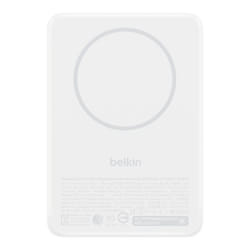 Belkin BPD016hqWH 5000 mAh Carica wireless Bianco