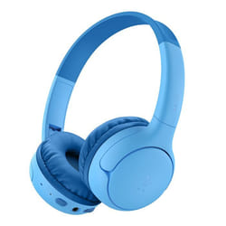 Belkin AUD012HQBL cuffia e auricolare Con cavo e senza cavo A Padiglione MUSICA Bluetooth Blu