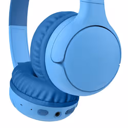 Belkin AUD012HQBL cuffia e auricolare Con cavo e senza cavo A Padiglione MUSICA Bluetooth Blu - Vista aggiuntiva 4