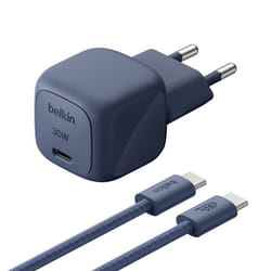 Belkin BoostCharge Computer portatile Blu AC Ricarica rapida Interno