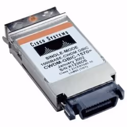 Cisco 1000BASE-CWDM GBIC, 1570 nm, 1000 Mbit/s, 1570 nm, 802.3z, Cablato, 0 - 50 °C, -40 - 85 °C
