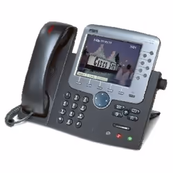 Cisco Unified IP Phone, Telefono con vivavoce, Nero, Argento