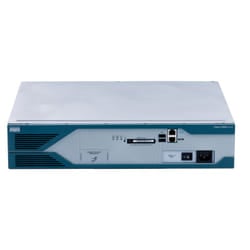 Cisco 2851 router cablato Gigabit Ethernet Nero, Blu, Acciaio inox