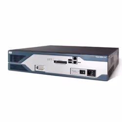 Cisco 2821, WAN Ethernet, Gigabit Ethernet, Nero, Blu, Acciaio inox