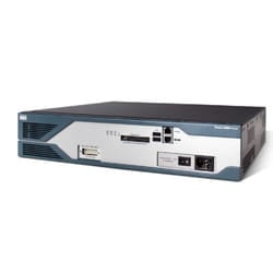 Cisco 2821 router cablato Gigabit Ethernet Nero, Blu, Acciaio inox