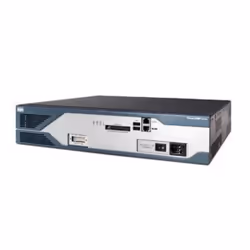 Cisco 3825, WAN Ethernet, Gigabit Ethernet, Nero, Blu, Acciaio inox
